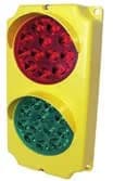 Manaras Manaras TRAFFIC046A Traffic light – Red and green LED 3-3/4'' traffic lights — Traffic lights, beacons & horns, Accessories
