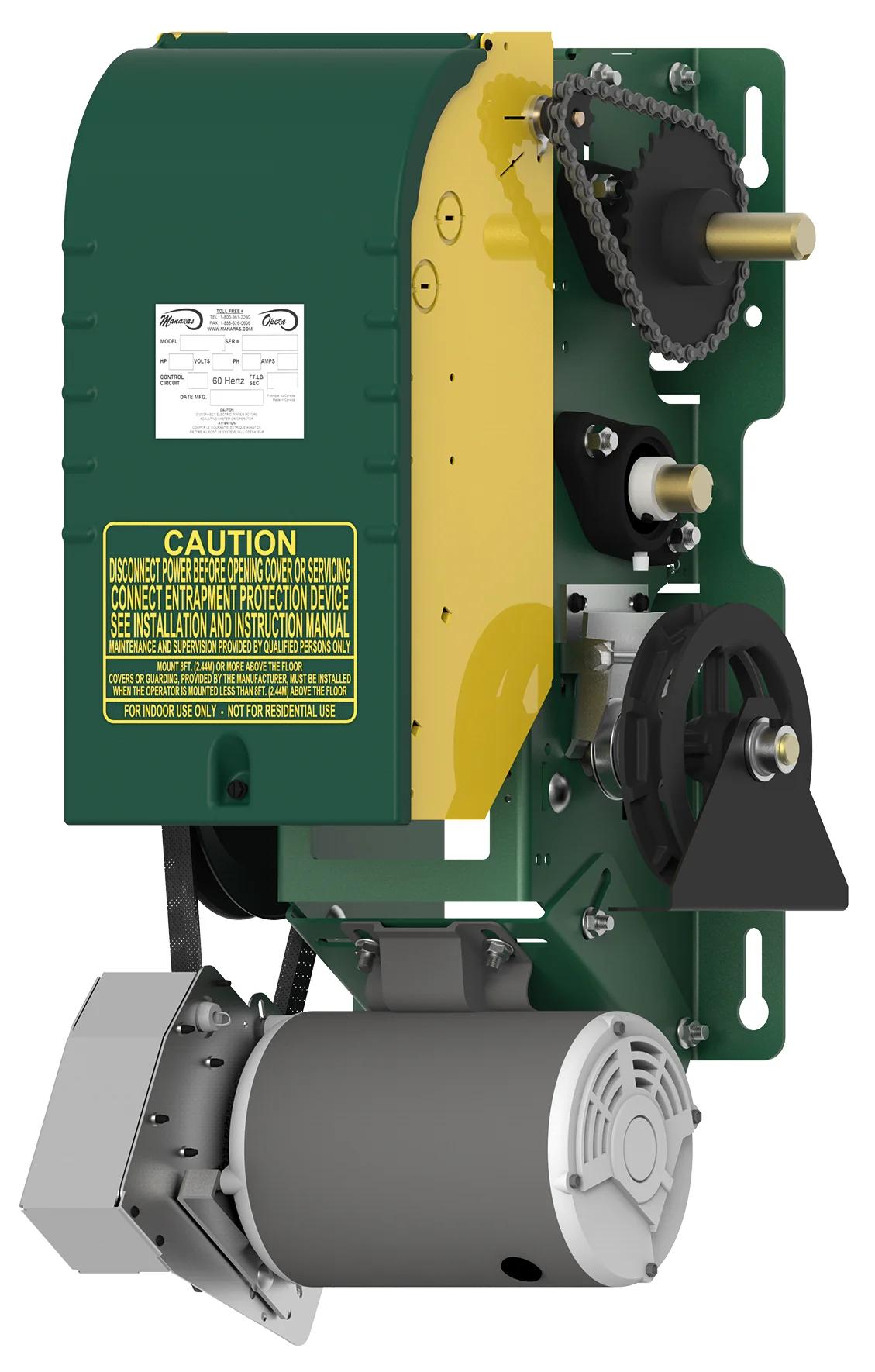 Manaras Manaras Rapido RMSJ High-Speed Ultra Heavy-Duty Jackshaft Operator — High-Speed Doors, High-speed doors