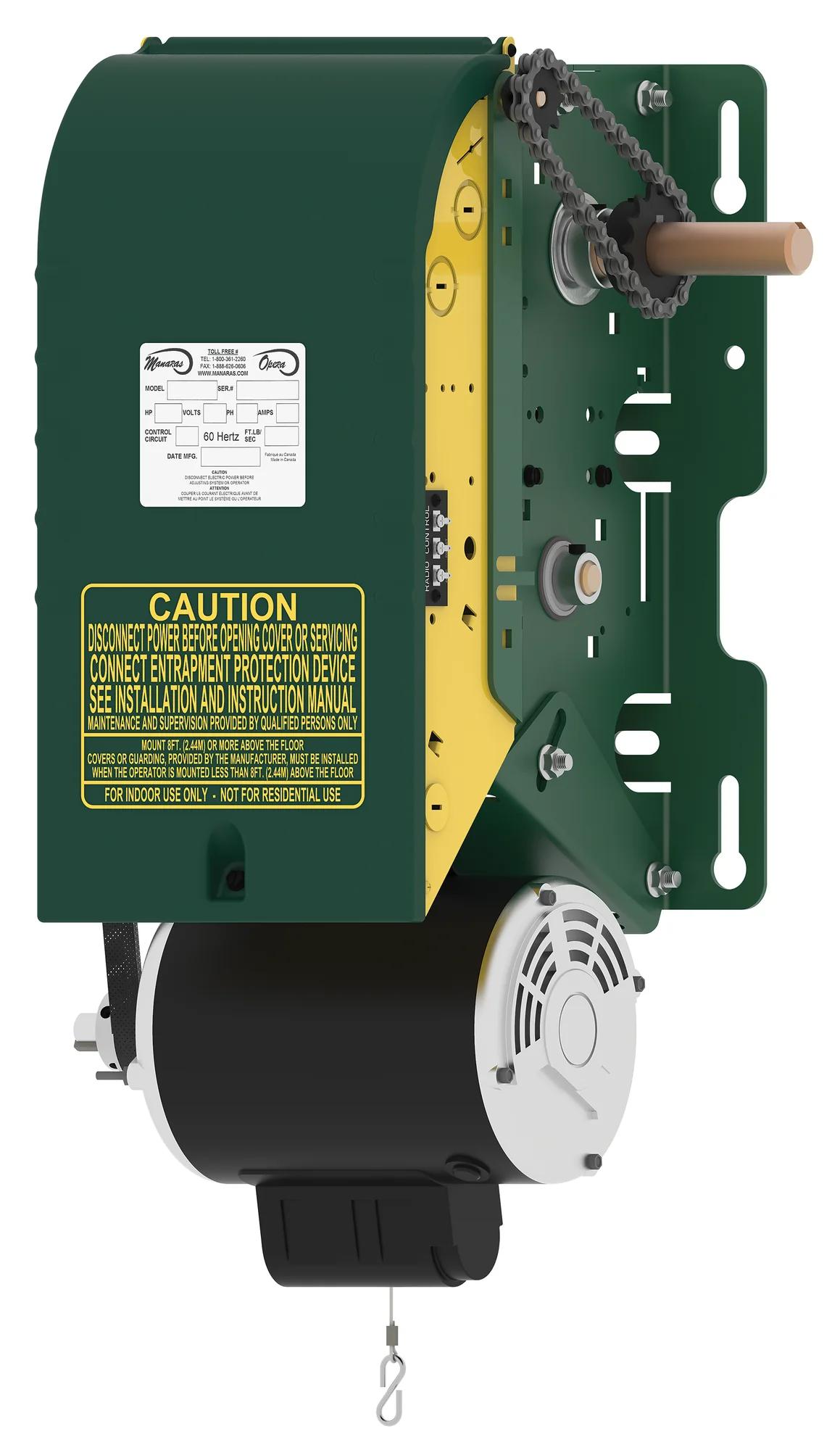 Manaras Manaras-Opera OPJ (Opera-J) Heavy-Duty Commercial Jackshaft Operator — Jackshaft operators, Door operators