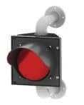 Manaras Manaras TRAFFIC028A Traffic light replacement lens – Red LED 8'' traffic light kit — Traffic lights, beacons & horns, Accessories