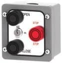 Manaras Manaras STATION057 Push-button control station – Surface-mount, three button with key lock-out — Controls & Control Boards, Controls & boards