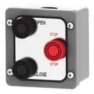 Manaras Manaras STATION056 Push-button control station – Surface-mount, three button — Controls & Control Boards, Controls & boards