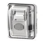Manaras Manaras HORN015 Horn / buzzer – White horn / strobe — Traffic lights, beacons & horns, Accessories