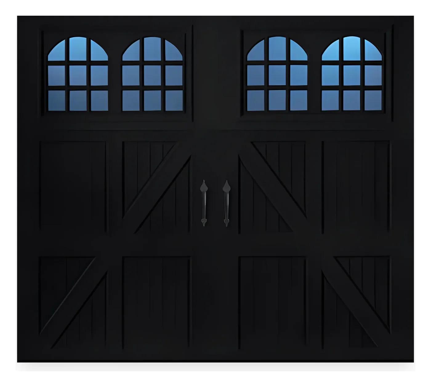 Classica — with windows — Carriage-house design, shown in black