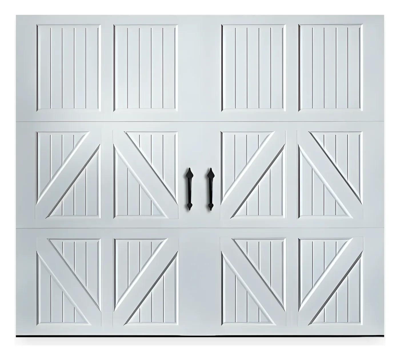 Classica — Stamped-steel carriage-house door
