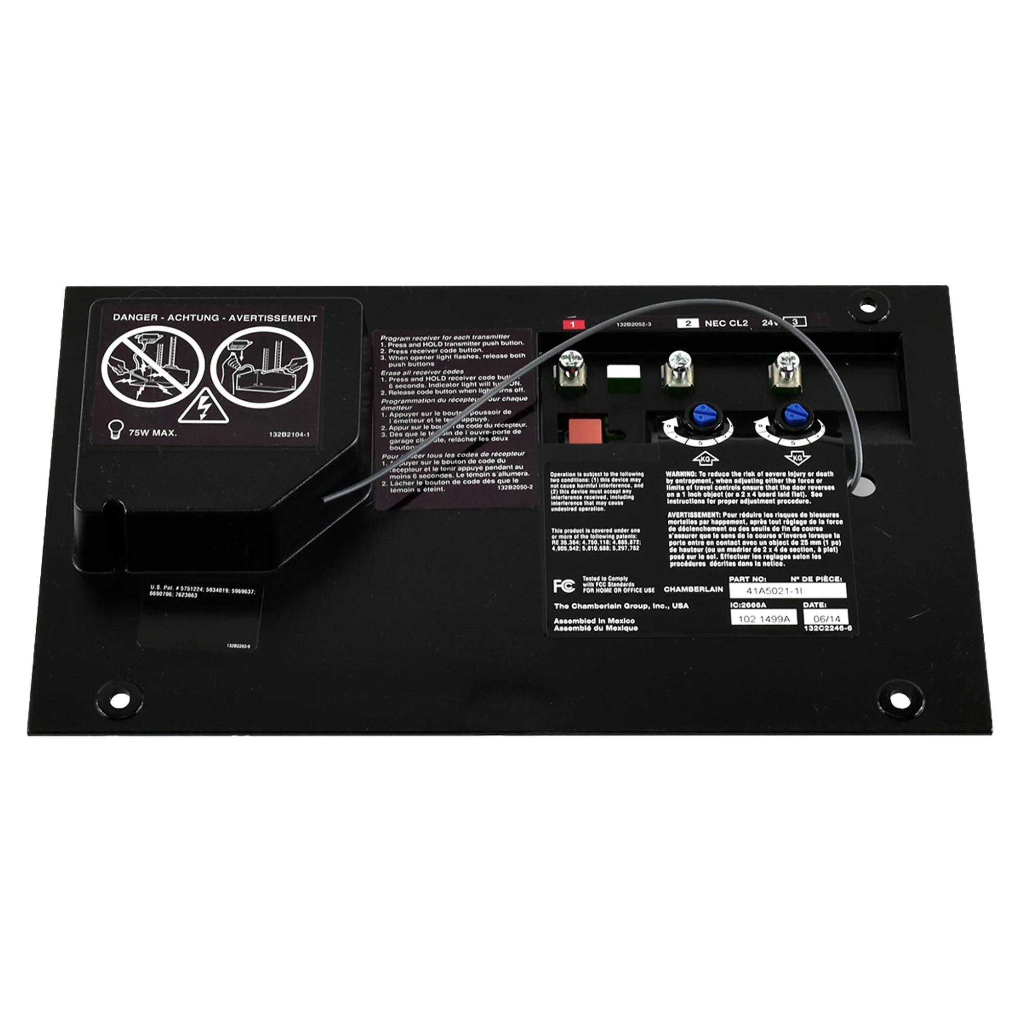LiftMaster RECEIVER LOGIC BOARD, 390MHz, model 041A5021-1I — Logic boards & control boards, Replacement parts