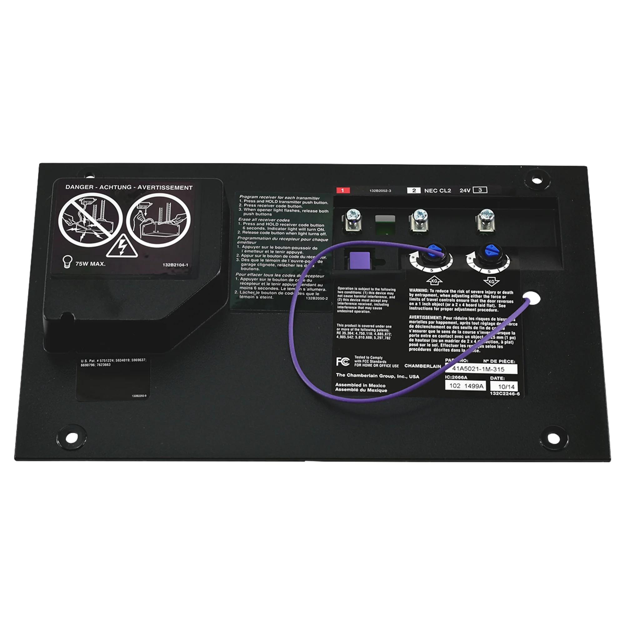 LiftMaster Receiver Logic Board, 315MHz - Discontinued, model 041A5021-1M-315 — Logic boards & control boards, Replacement parts