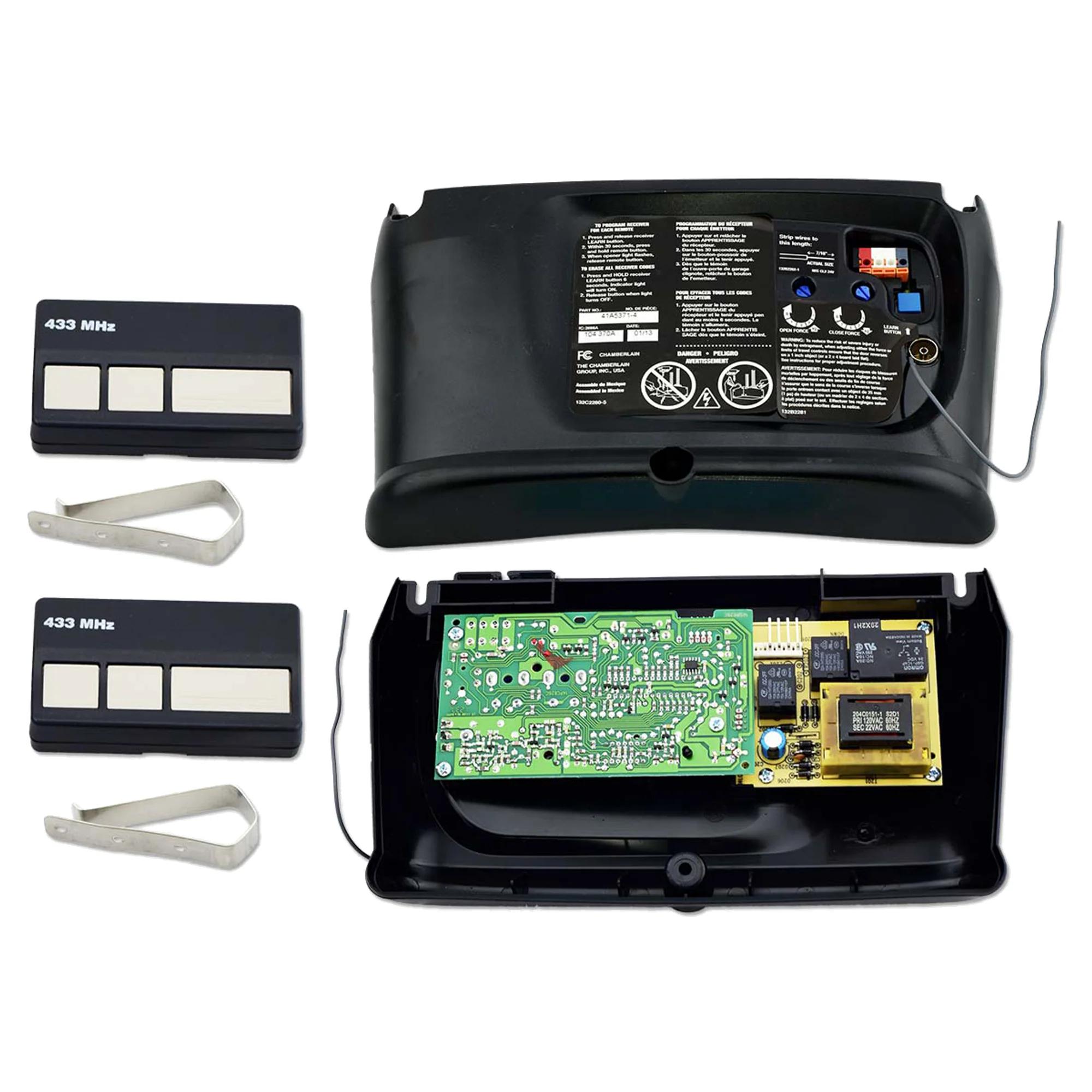 LiftMaster Receiver Logic Board, 433MHz, model 041A5371-4 — Logic boards & control boards, Replacement parts