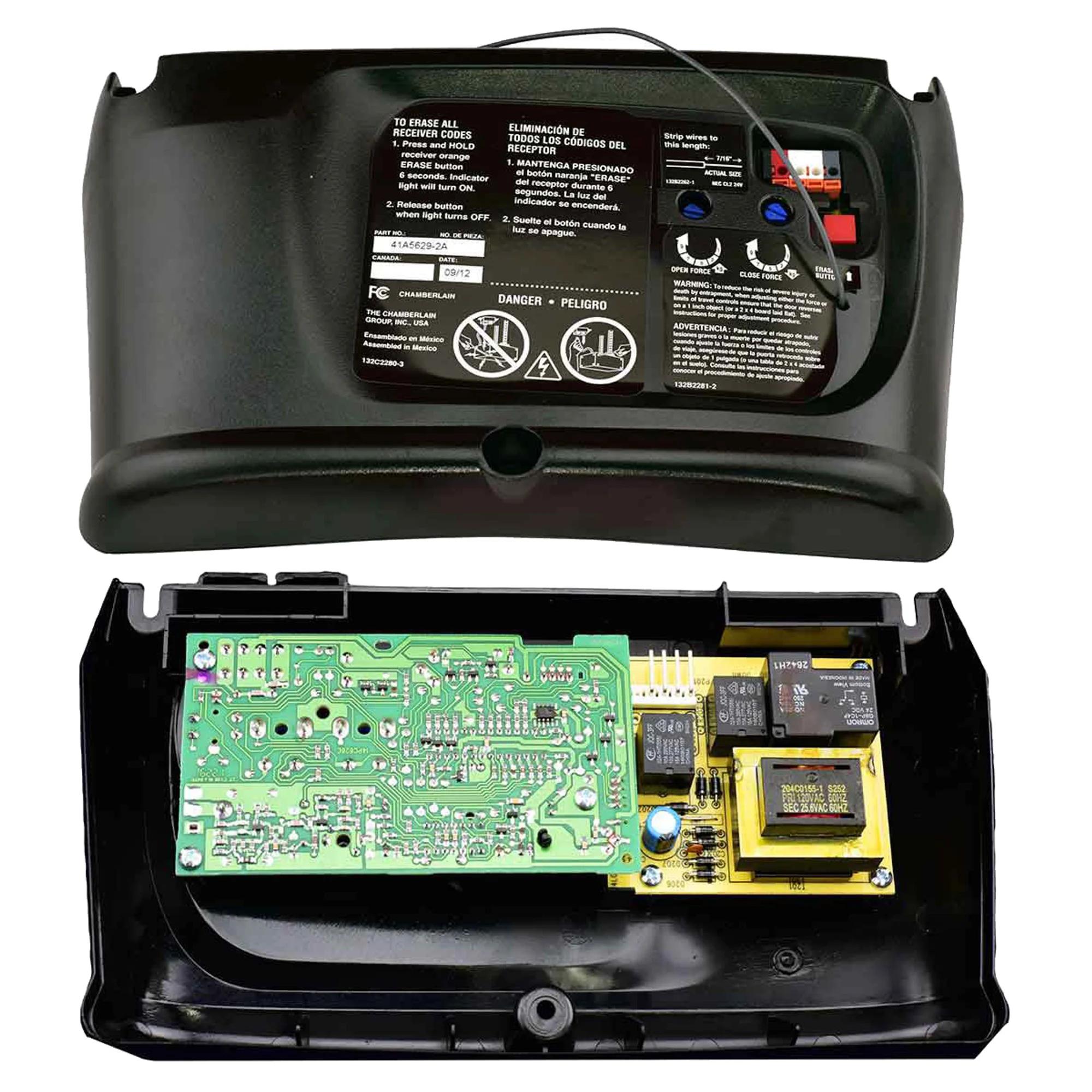 LiftMaster RECEIVER LOGIC BOARD, 390MHz, model 041A5629-2A — Logic boards & control boards, Replacement parts