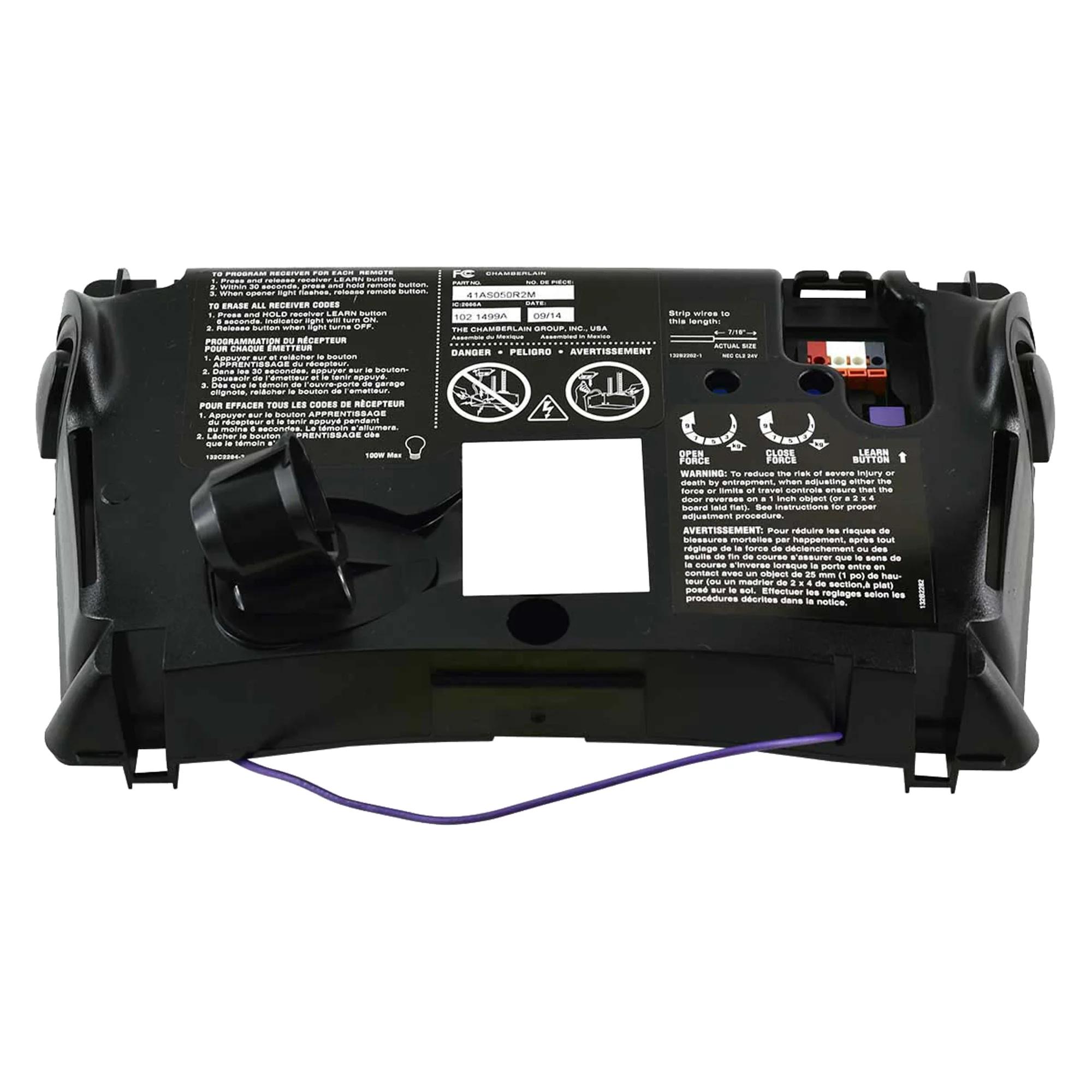 LiftMaster RECEIVER LOGIC BOARD, SCREW DRIVE, model 041AS050R2M — Logic boards & control boards, Replacement parts