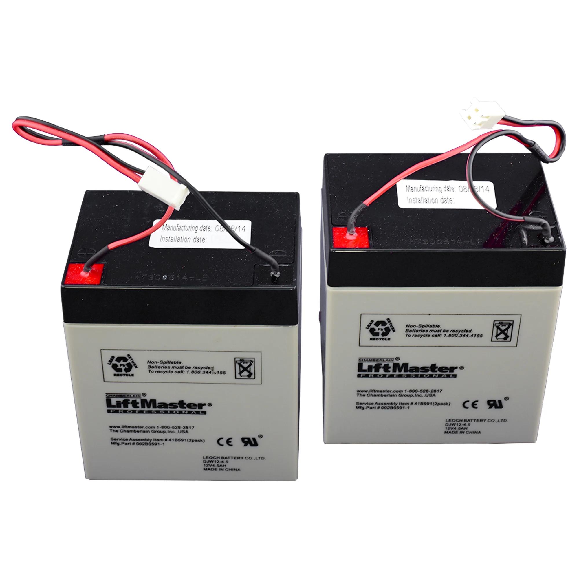 LiftMaster BATTERY BACKUP KIT, QTY. 2, model 041B0591 — Motors & electrical, Replacement parts