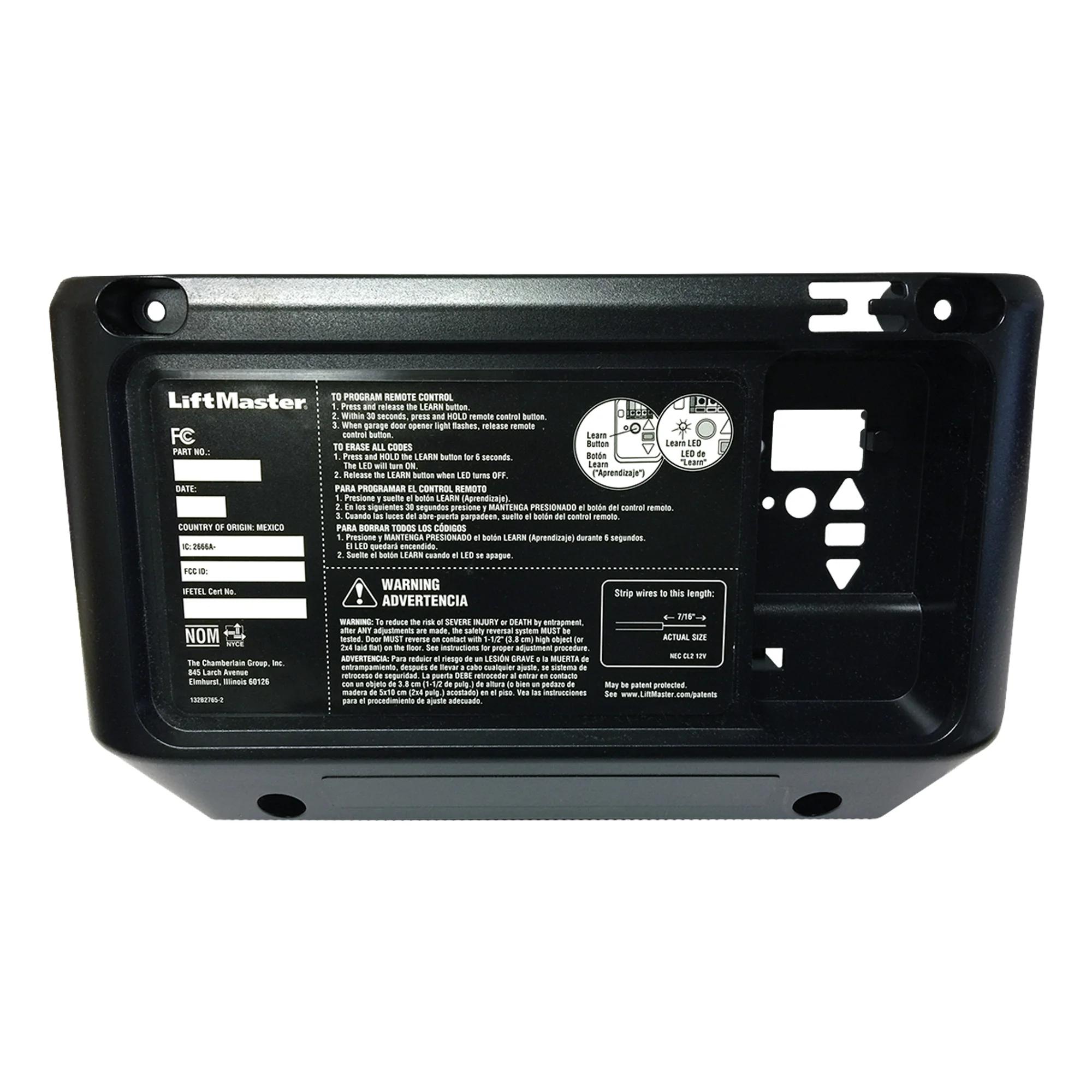 LiftMaster END PANEL, model 041D0233-2 — Light covers & end panels, Replacement parts