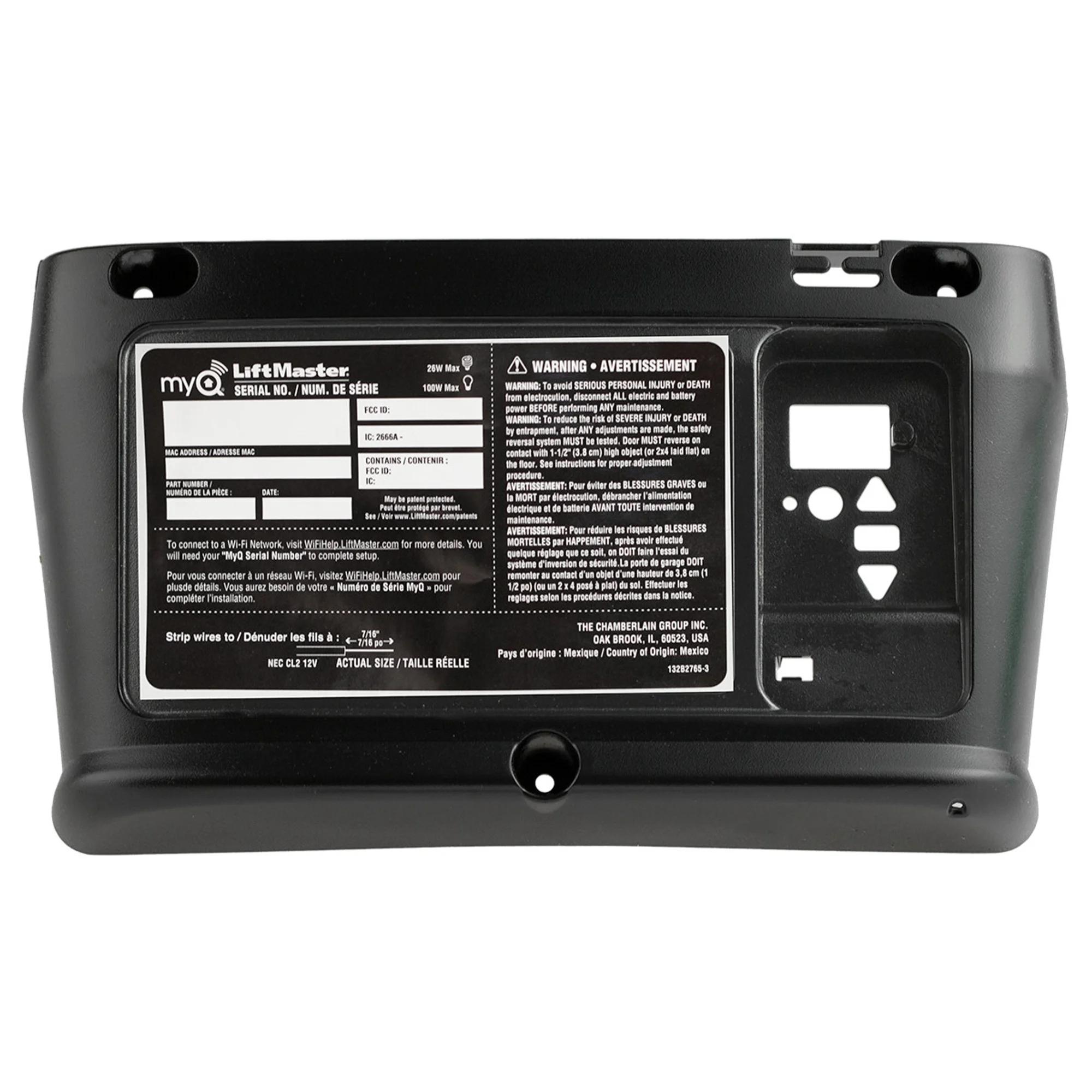 LiftMaster END PANEL, model 041D0239-1 — Light covers & end panels, Replacement parts