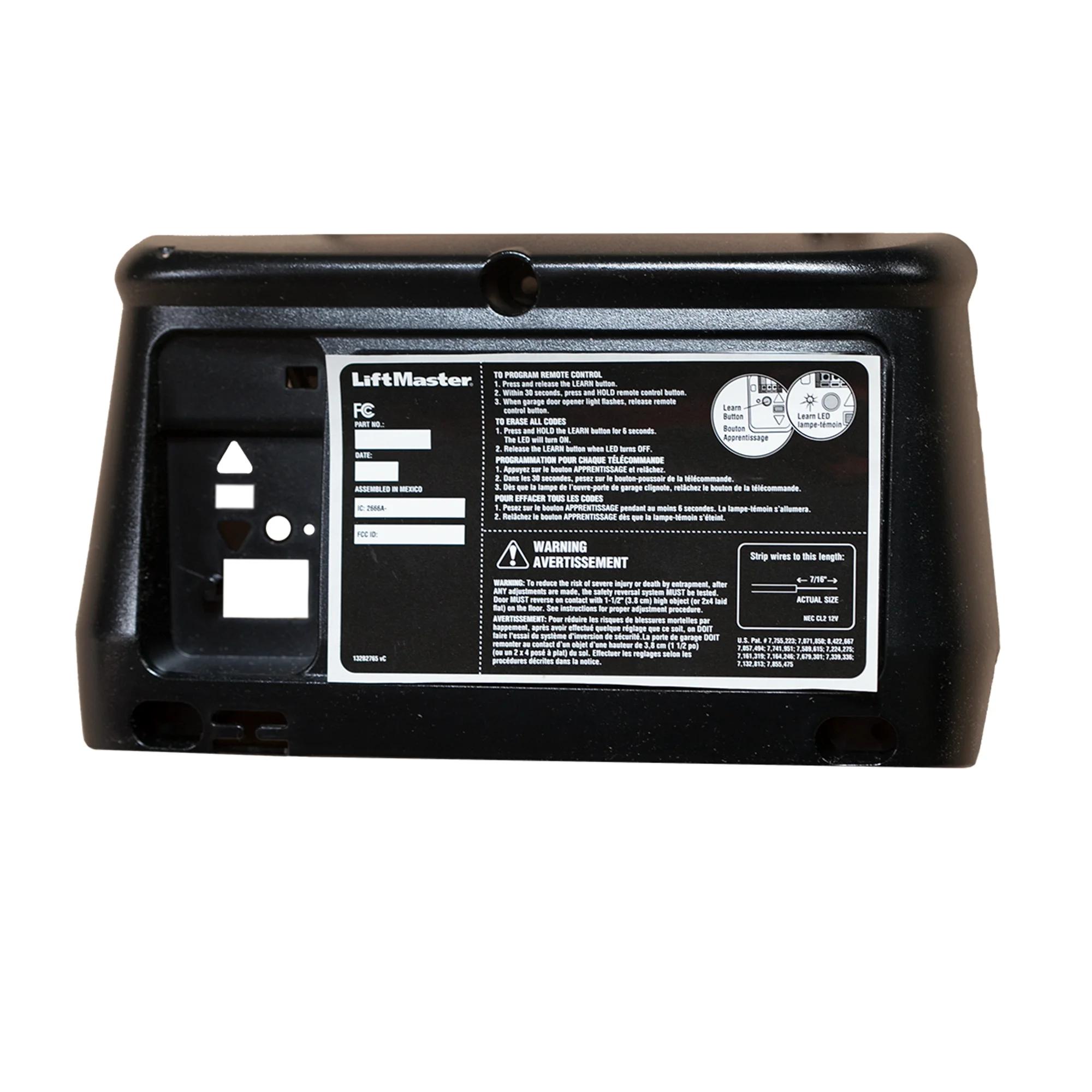 LiftMaster END PANEL, model 041D0239 — Light covers & end panels, Replacement parts