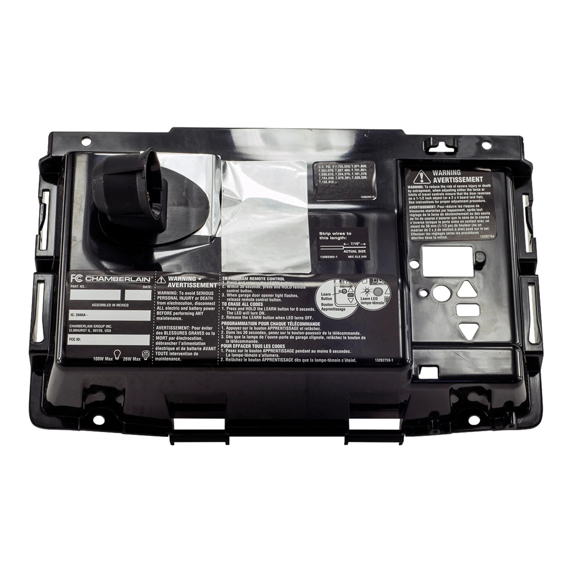 LiftMaster END PANEL, model 041D7638 — Light covers & end panels, Replacement parts