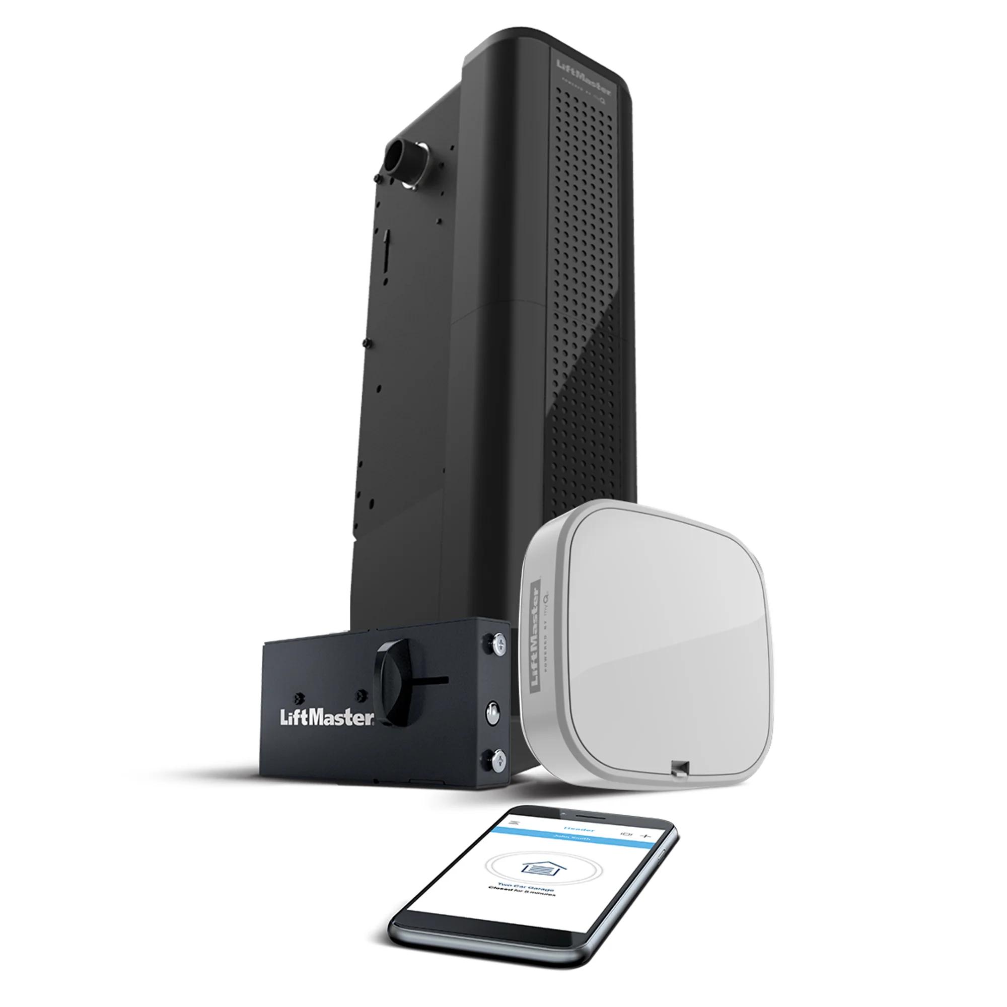 LiftMaster Premium Series Heavy Duty DC Battery Backup Wall Mount Wi-Fi Garage Door Opener, model 98032MC — Wall-mount openers, Residential openers