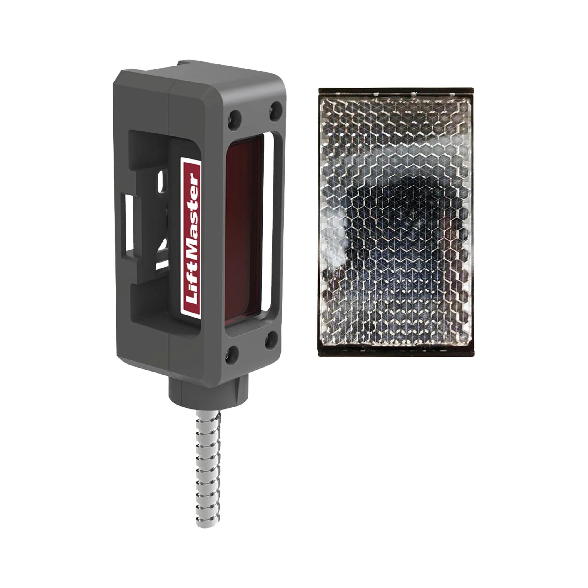 LiftMaster Monitored Retro-Reflective Photo Eye for Commercial Door Applications, model CPS-RPEN4 — Garage Door Safety Sensors, Safety & sensors