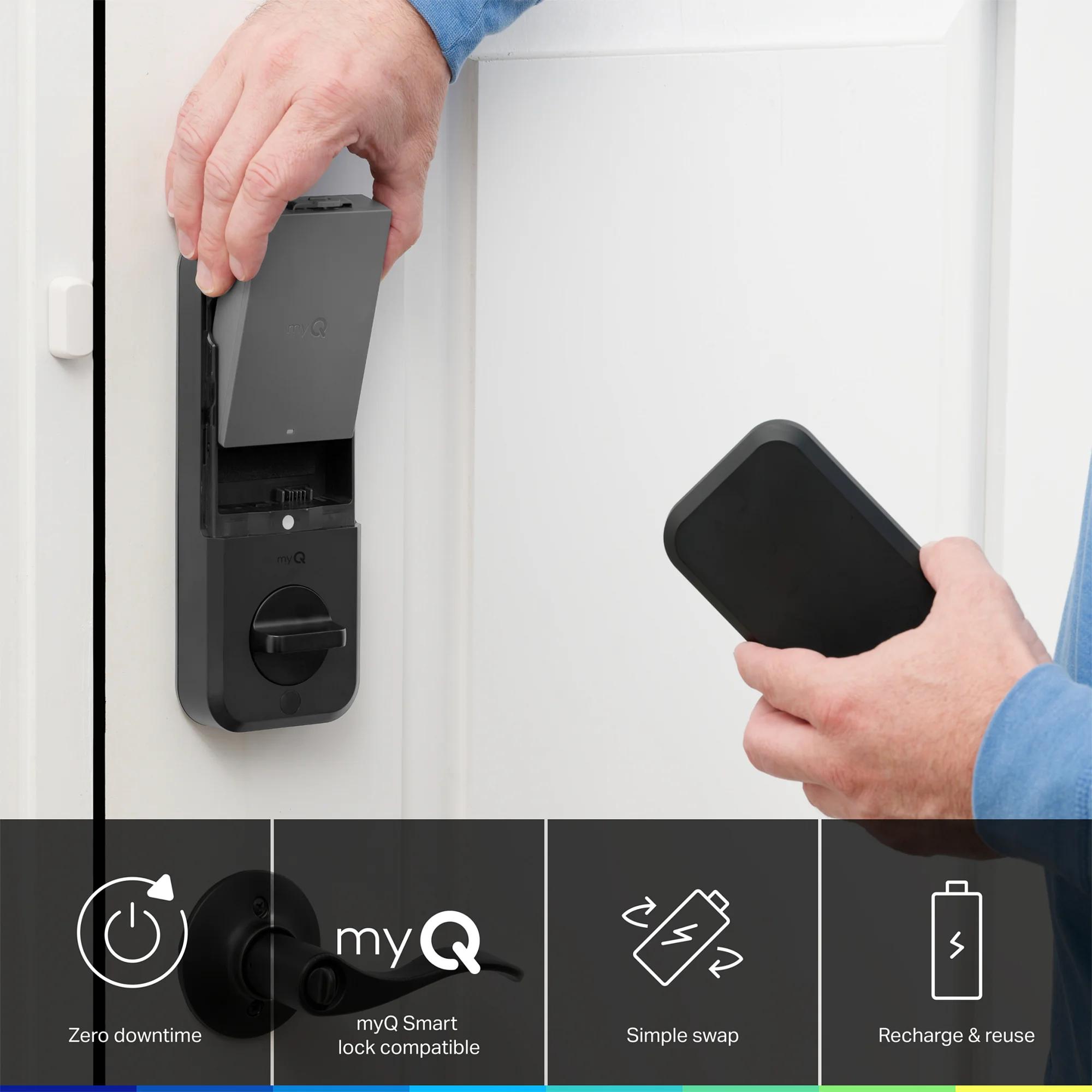 LiftMaster Smart Lock Rechargeable Battery — photo 2