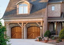 Amarr By Design custom wood garage door in Vancouver, BC — Up and Down Garage Doors