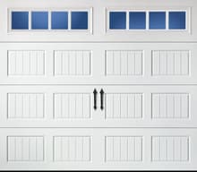 Amarr Designer's Choice garage door in Vancouver, BC — Up and Down Garage Doors