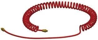 Manaras Manaras COILHOSE001 Coiled air hose – Recoil air hose with brass connector for PNEUMATIC006 — Garage Door Safety Sensors, Safety & sensors