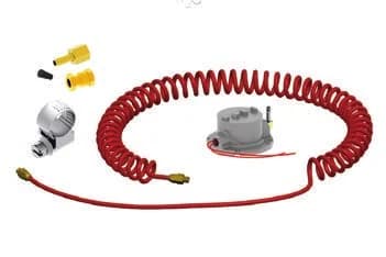 Manaras Manaras PNEUMATIC006 Pneumatic sensing edge kit – Hazardous location pneumatic edge kit for doors up to 20' high — Garage Door Safety Sensors, Safety & sensors