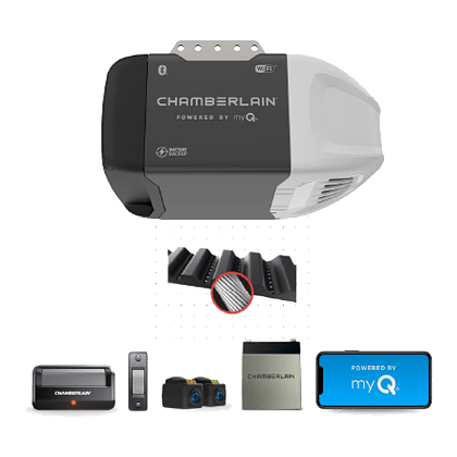 Chamberlain B2210TMC garage door opener in Vancouver, BC โ Up and Down Garage Doors
