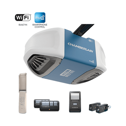 Chamberlain B550 garage door opener in Vancouver, BC โ Up and Down Garage Doors