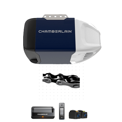 Chamberlain C2102MC garage door opener in Vancouver, BC โ Up and Down Garage Doors