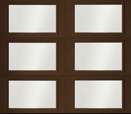 Amarr Classica Full View garage door in Vancouver, BC โ Up and Down Garage Doors