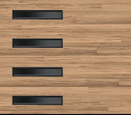 Amarr Northwoods garage door in Vancouver, BC โ Up and Down Garage Doors