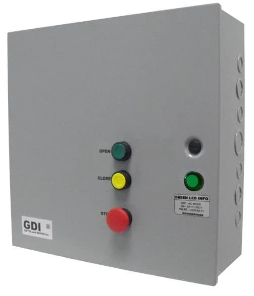 GDI GDI NEMA 1 Operator Control Panel, model NEMA 1 panel 16" x 16" x 6" — Control panels & enclosures, Controls & boards