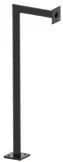 Manaras Manaras POST001 Mounting post – Heavy gauge steel gooseneck post — Garage Door Remotes & Keypads, Remotes & keypads