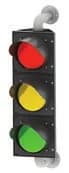 Manaras Manaras TRAFFIC038 Traffic light replacement lens – Red, yellow and green LED 8'' traffic light kit — Traffic lights, beacons & horns, Accessories