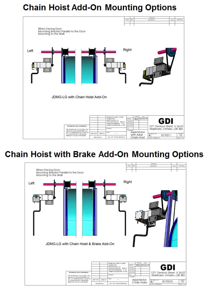 GDI GDI Chain Hoist & Brake, Left Hand — photo 2