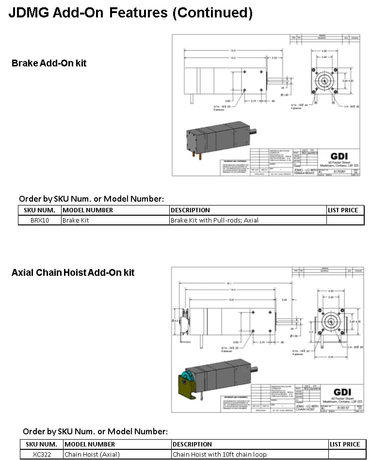 GDI GDI Axial Chain Hoist — photo 2