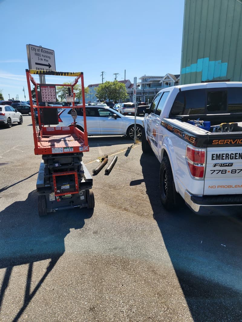 high-clearance commercial door work in Richmond