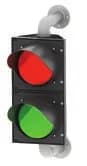 Manaras Manaras TRAFFIC029A Traffic light replacement lens – Red and green LED 8'' traffic light kit — Traffic lights, beacons & horns, Accessories