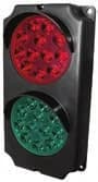 Manaras Manaras TRAFFIC046B Traffic light – Red and green LED 3-3/4" traffic lights — Traffic lights, beacons & horns, Accessories