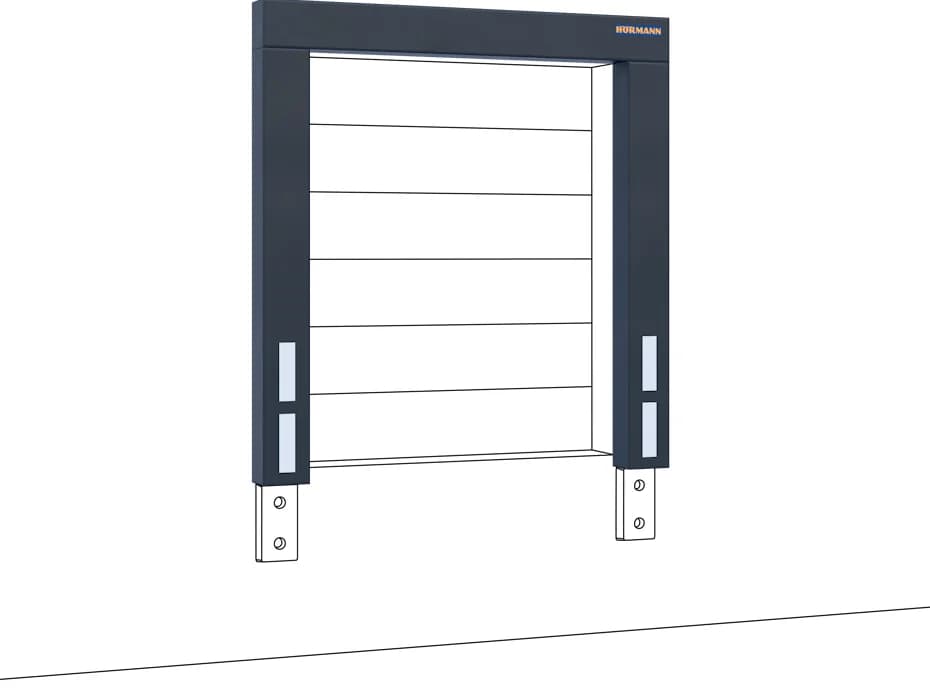 Hörmann Model 100 Fixed Head Pad Dock Seal — Loading Dock Equipment, Dock equipment