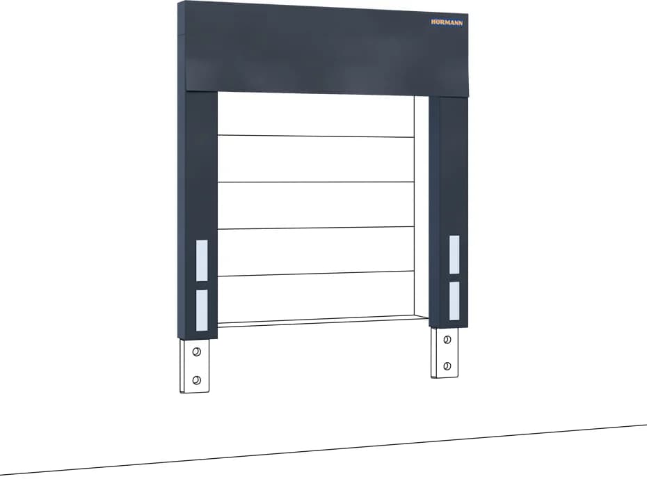 Hörmann Model 200 F-Header Dock Seal — Loading Dock Equipment, Dock equipment