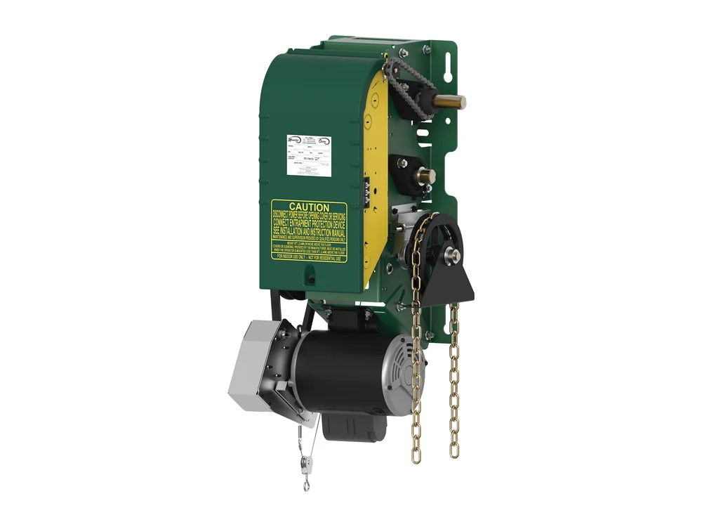 Manaras MSJ jackshaft operator for parkade and commercial doors